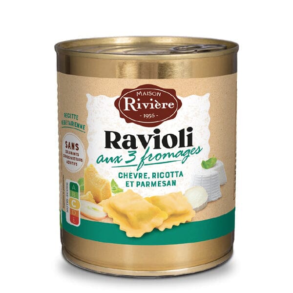Ravioli aux trois fromages Plats cuisinés Maison Rivière 800 g 