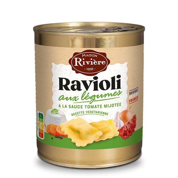 Ravioli aux légumes sauce mijotée façons grand mère Plats cuisinés Maison Rivière 