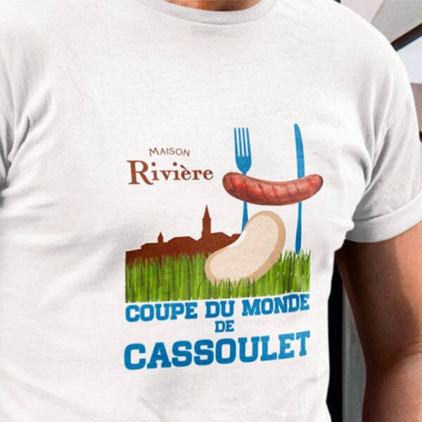 Tee-shirts Homme Coupe Du Monde Du Cassoulet Tee-shirts Le Comptoir Gastronomique 