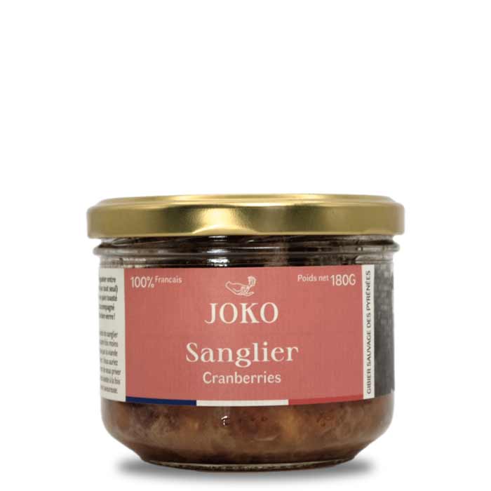 Terrine de sanglier au cranberries - Joko Patés / terrines Joko 