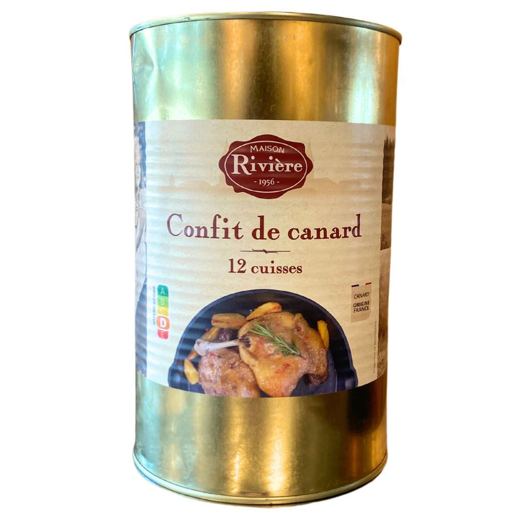 Cuisses de canard confites en conserve Plats cuisinés Maison Rivière 