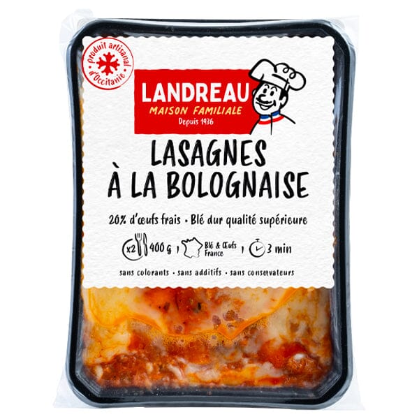 Lasagnes à la bolonaise Pates Landreau 
