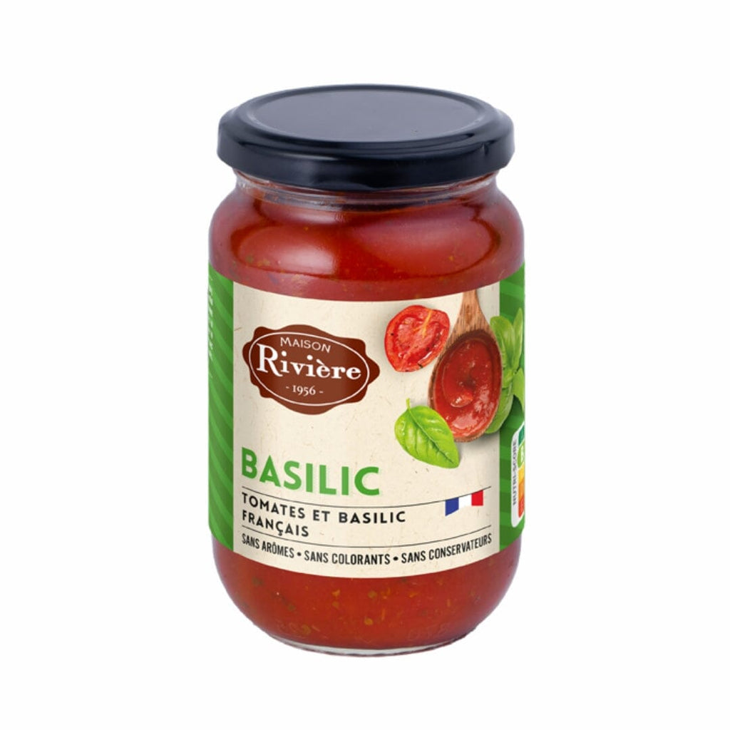 Sauce tomate Basilic Sauces Maison Rivière 