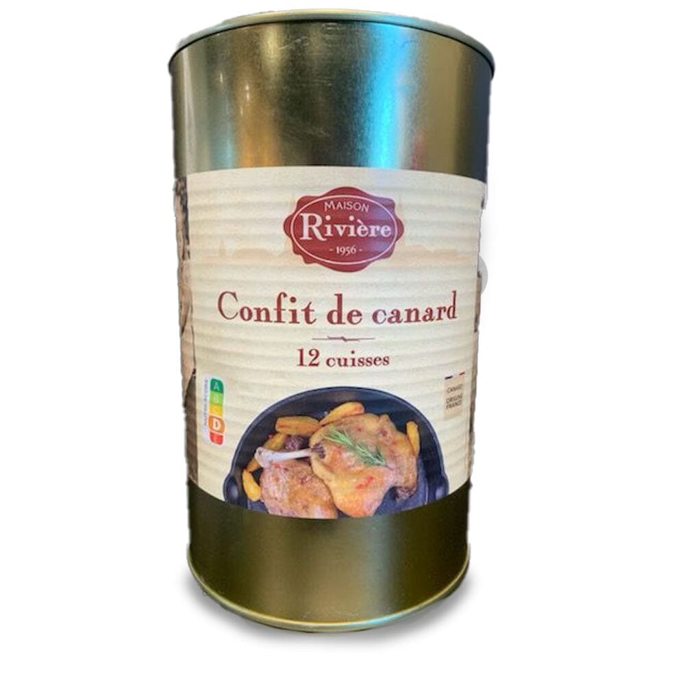 Cuisses de canard confites en conserve Plats cuisinés Maison Rivière 