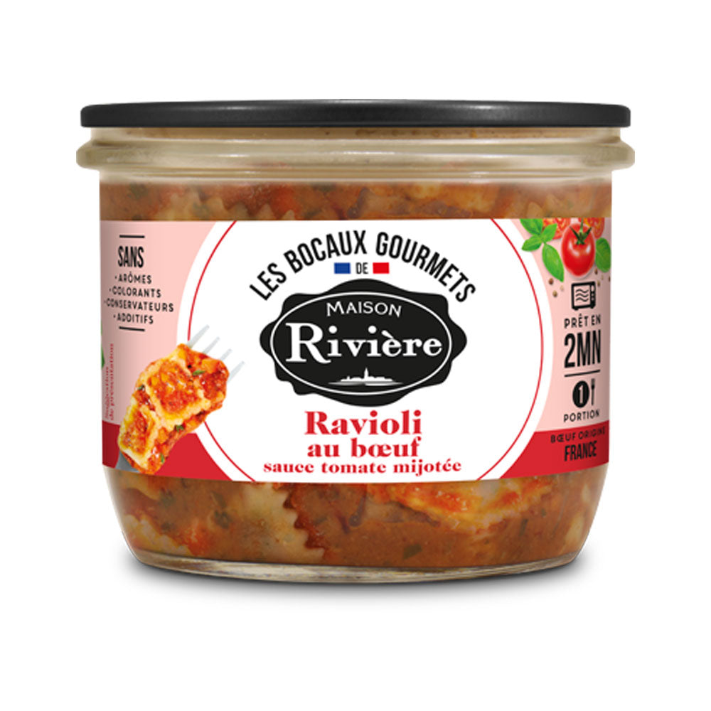 Ravioli au boeuf, sauce tomate mijoté Le Comptoir Gastronomique 