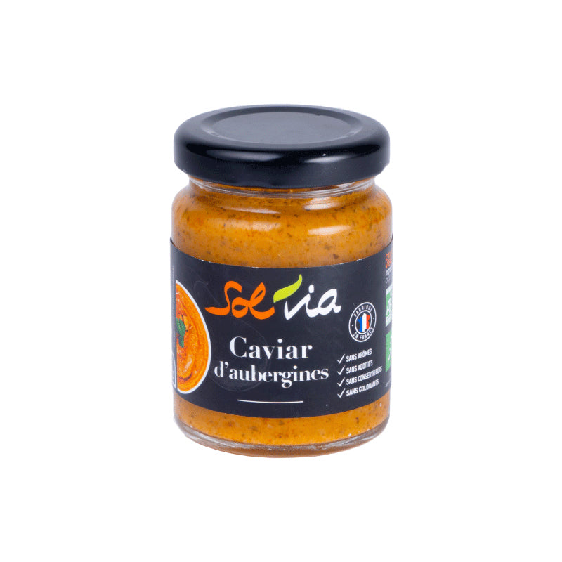 Caviar d'aubergines BIO Solvia Le Comptoir Gastronomique 