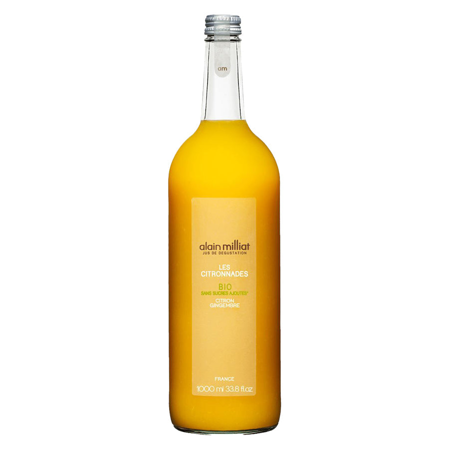 Citronnade Citron Gingembre BIO - Alain Milliat Le Comptoir Gastronomique 