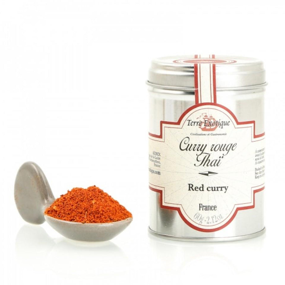 Curry Rouge Thaï - Pot de 60g  Achat / Vente de Curry Rouge Thaï en Ligne  - Acheter Curry Rouge Thaï Prix